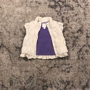 Toddler girl puffer vest